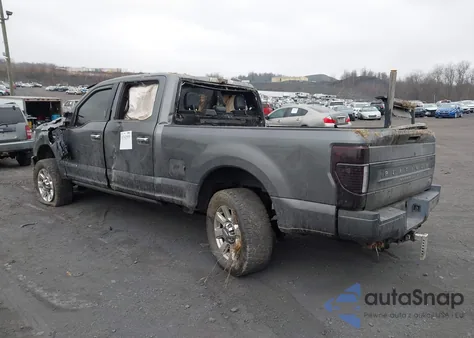 2022 Ford F-250 Platinum from USA, damaged, VIN 1FT7W2BT6NEC01668